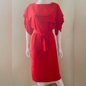 Vintage Liz Claiborne Belted Dress Size 6